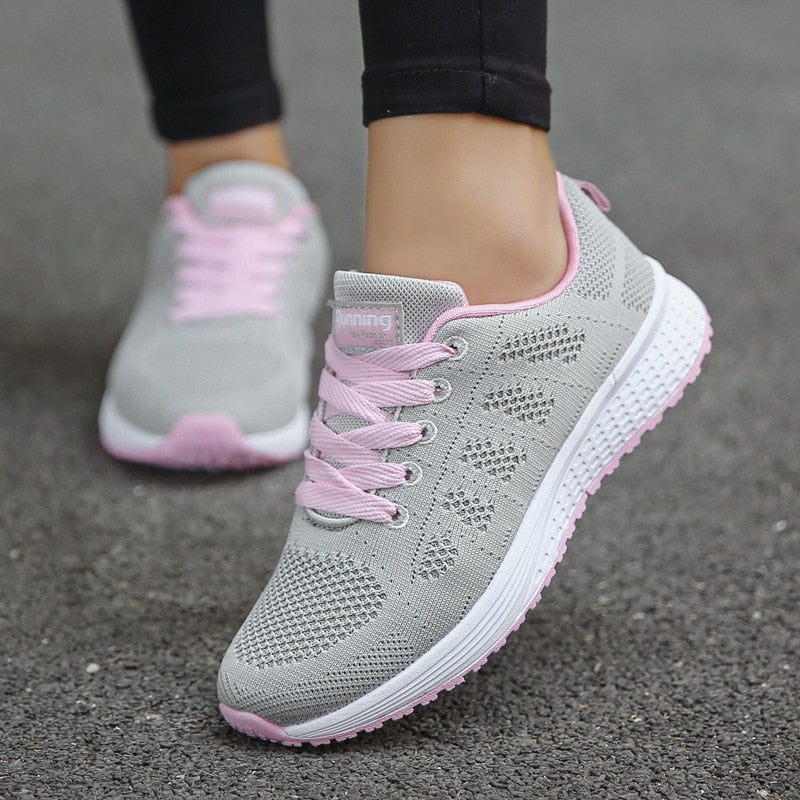Lina | Dame Letvægtssneakers | Åndbare Løbesko