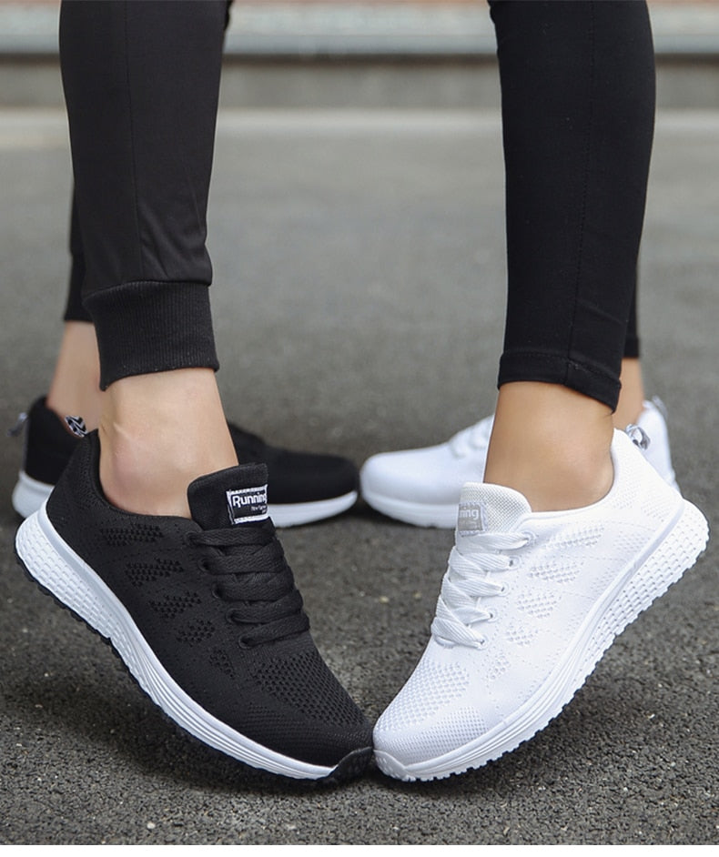 Lina | Dame Letvægtssneakers | Åndbare Løbesko