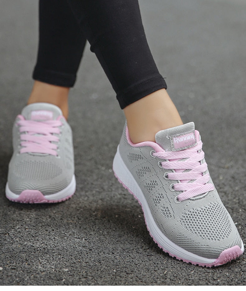 Lina | Dame Letvægtssneakers | Åndbare Løbesko