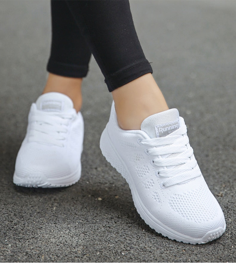 Lina | Dame Letvægtssneakers | Åndbare Løbesko
