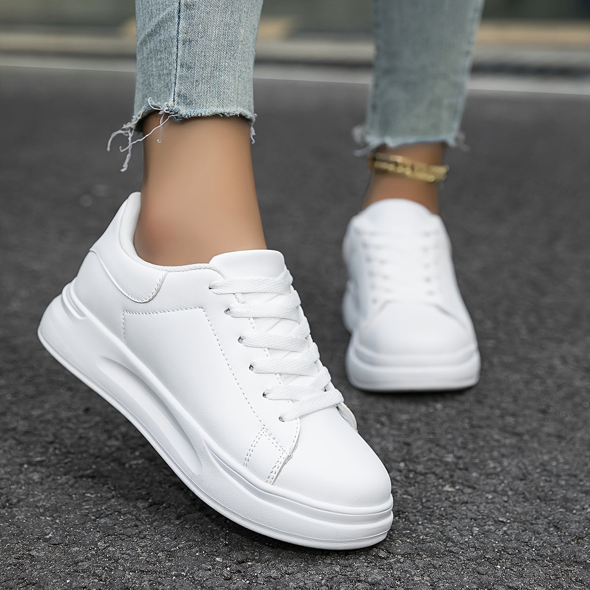 Liva | Dame Hvide Sneakers | Hverdag