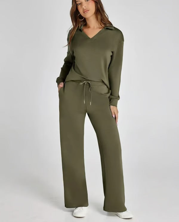 Liva | Kvinder Langærmet Loungewear Sæt