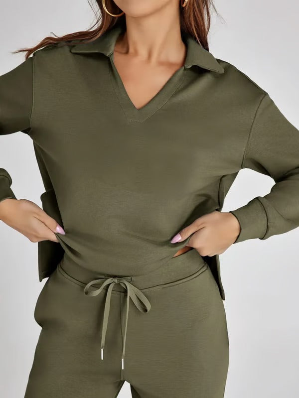 Liva | Kvinder Langærmet Loungewear Sæt