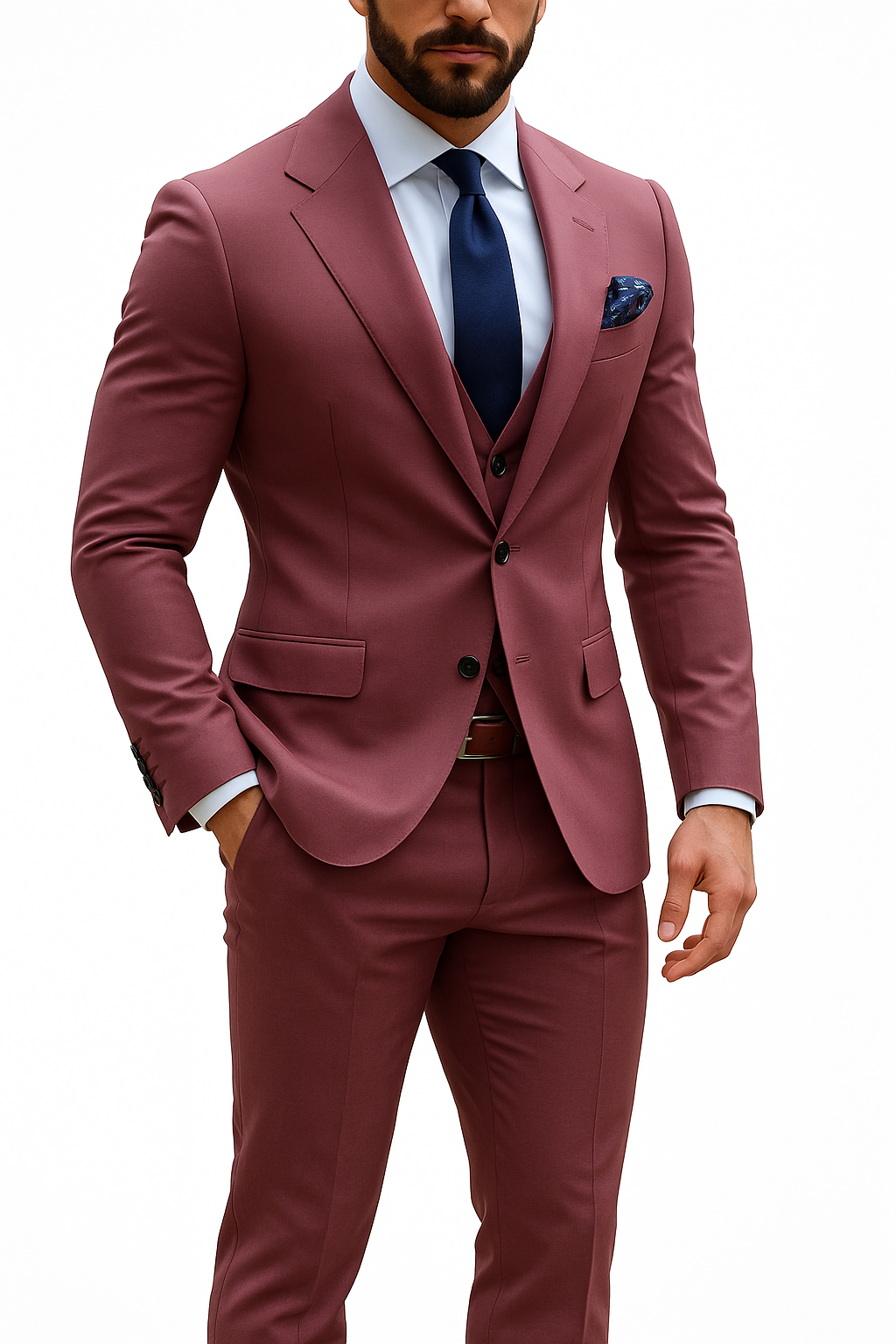 Herrer Jakkesæt Slim Fit Med Bukser & Vest