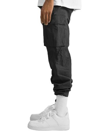Robuste Herre Bukser Med Lommer I Cargo-Stil | Casual