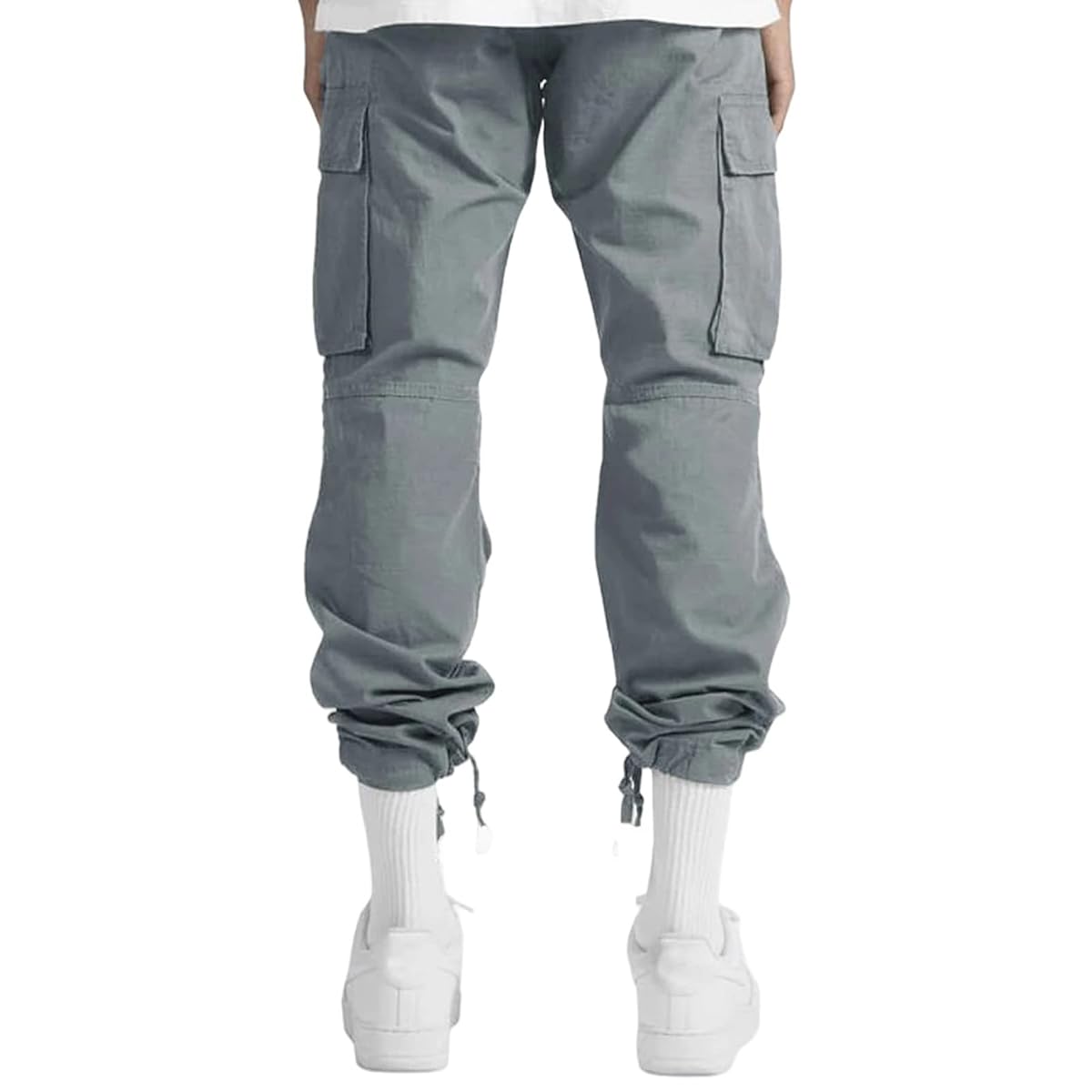 Robuste Herre Bukser Med Lommer I Cargo-Stil | Casual