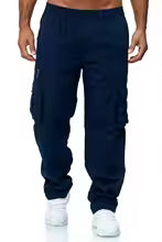 Funktionelle Herre Bukser Med Store Lommer | Casual