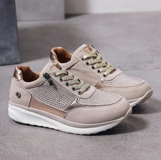 Selina | Dame Wedge Sneakers