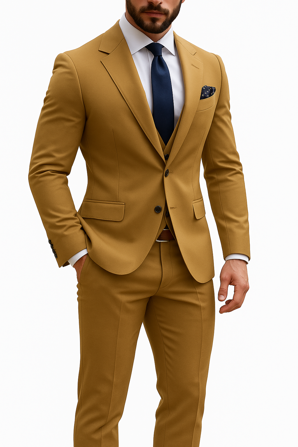 Herrer Jakkesæt Slim Fit Med Bukser & Vest