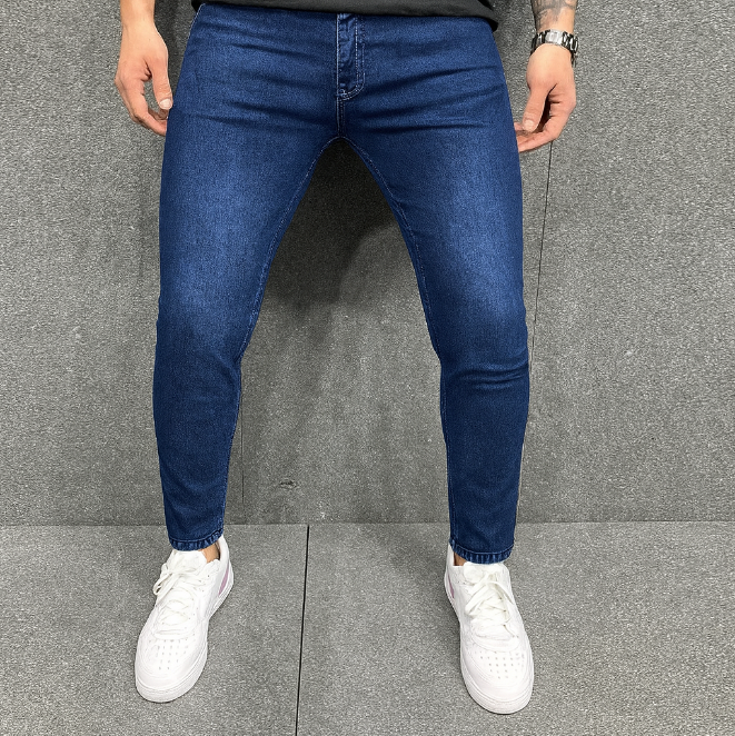 Smal Herrejeans Med Tætsiddende Pasform Og Stretch