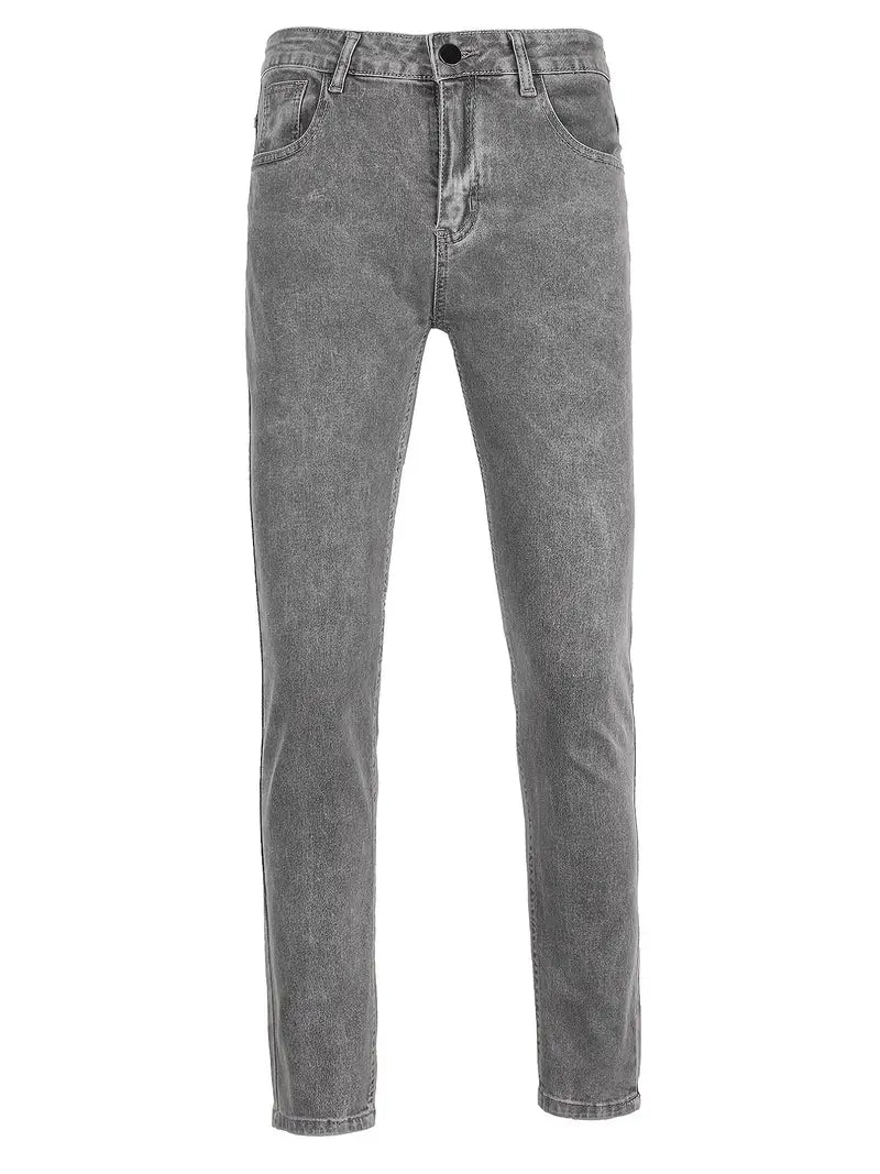 Smal Herrejeans Med Tætsiddende Pasform Og Stretch
