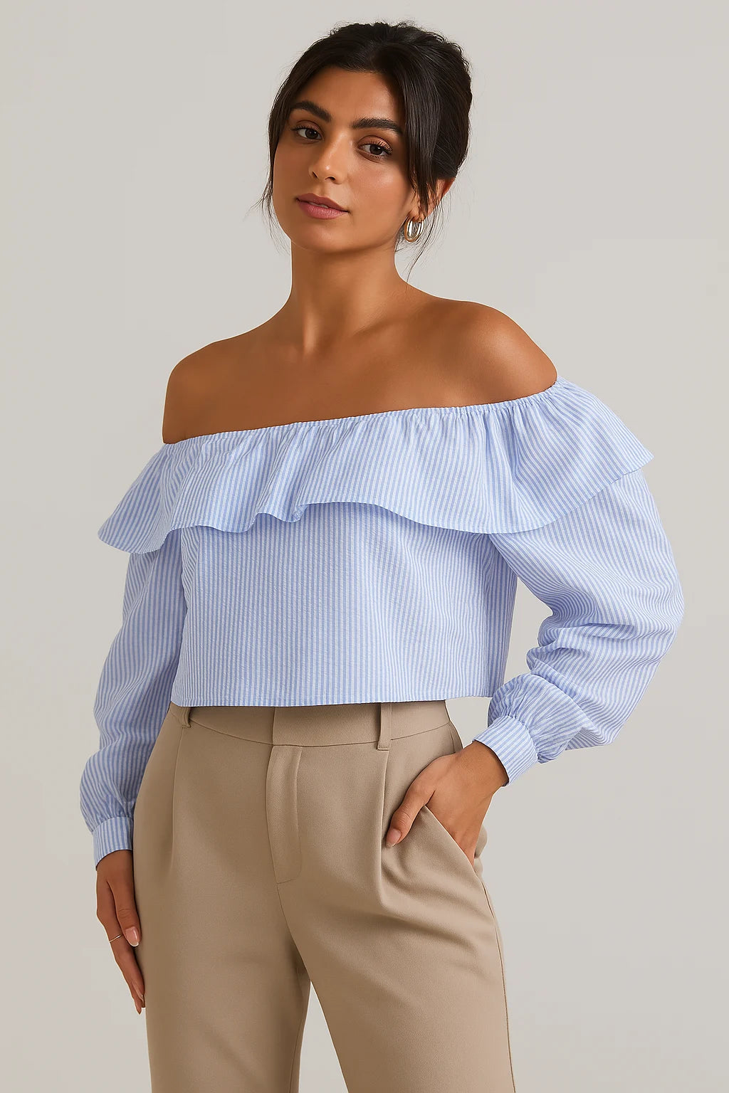Sofie | Bluse med Bare Skuldre