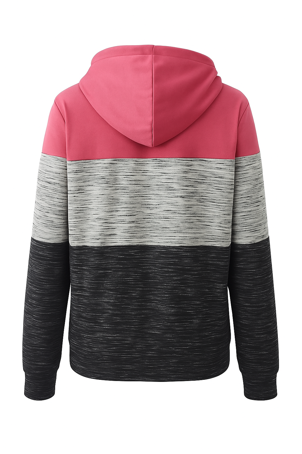 Sweat Dame Hoodie Med Lynlås & Snøre | Fleeceforet