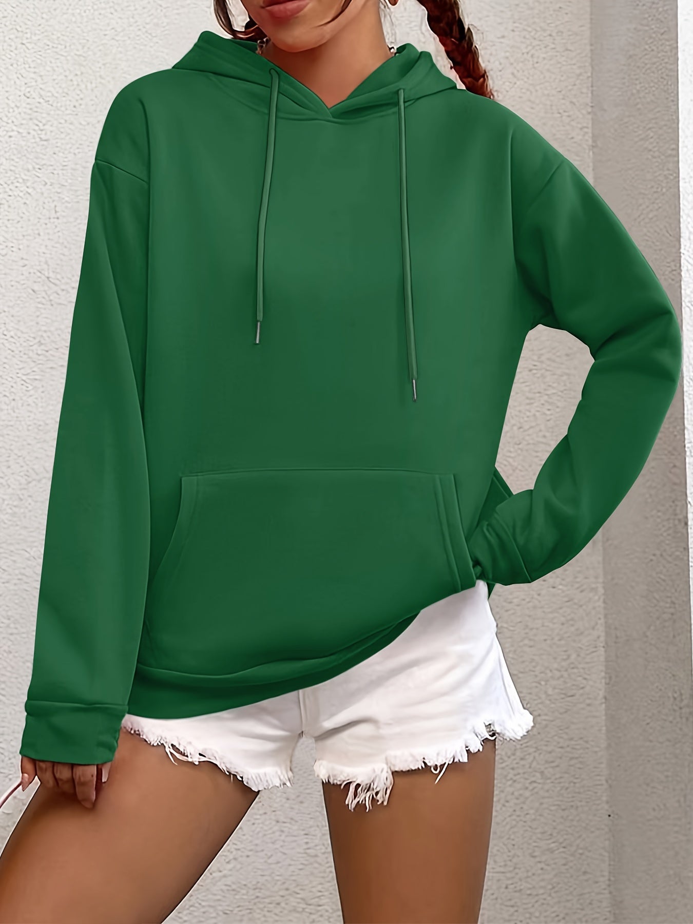 Sweat Dame Hoodie Med Snøre Og Lomme | Varme