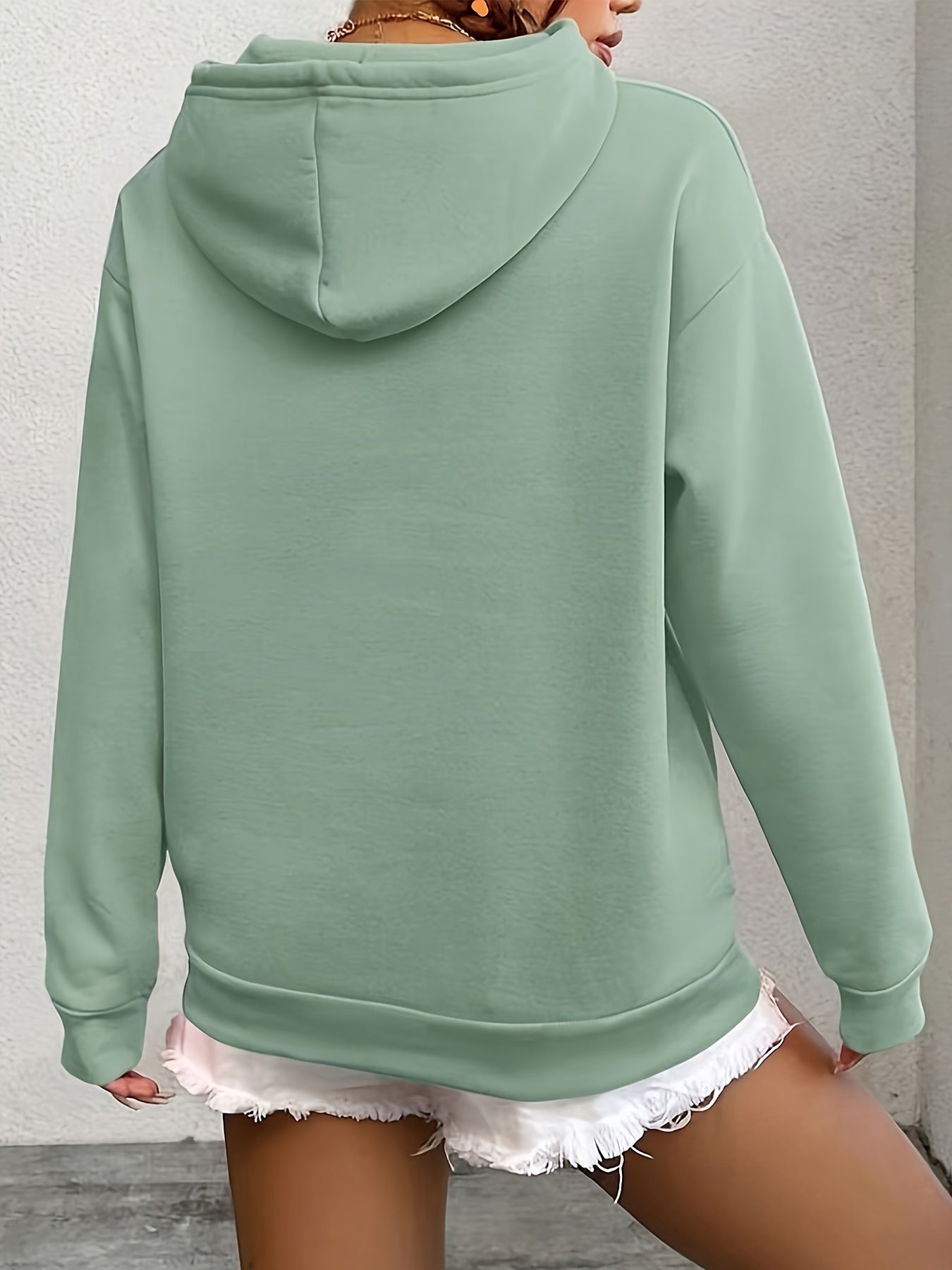 Sweat Dame Hoodie Med Snøre Og Lomme | Varme
