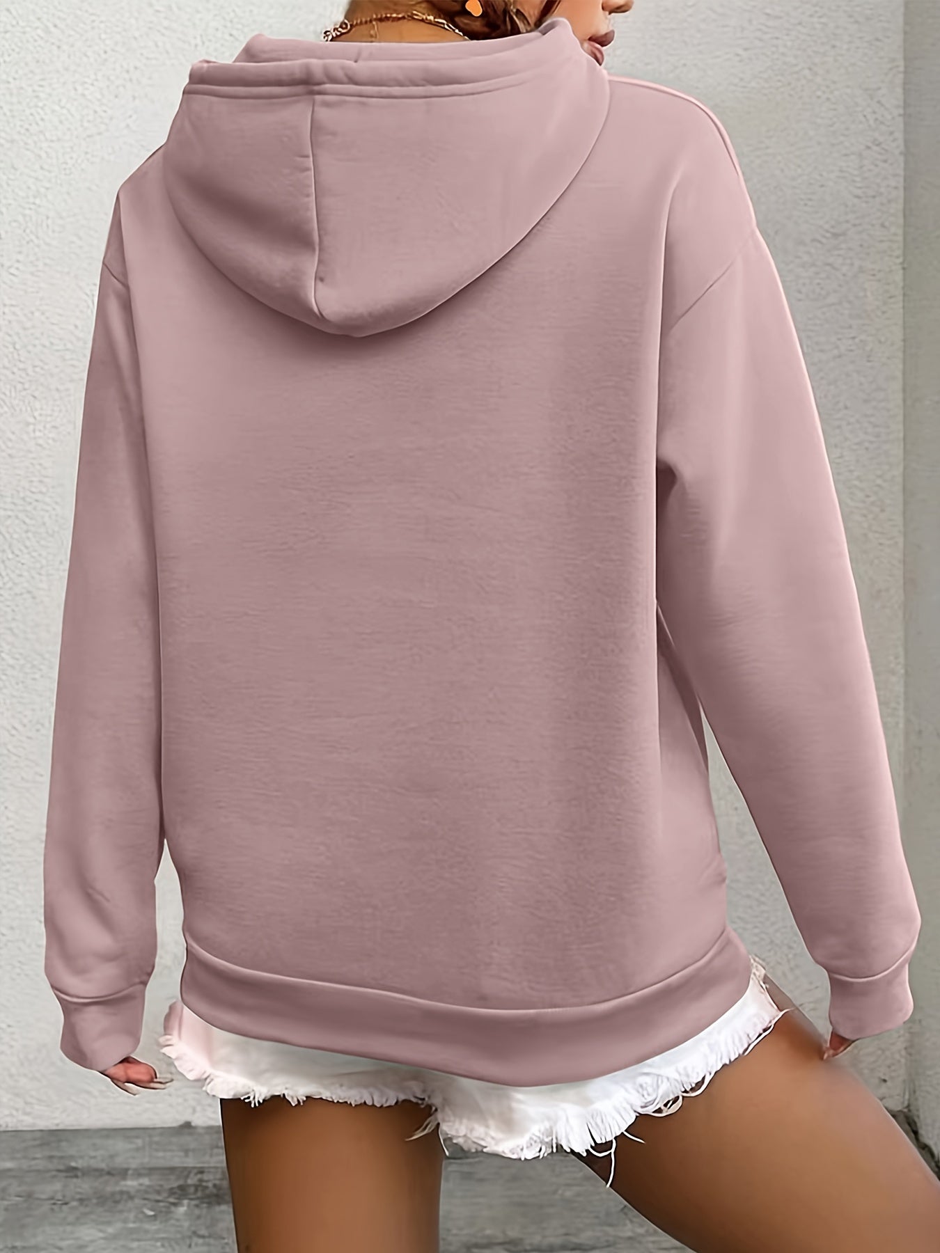 Sweat Dame Hoodie Med Snøre Og Lomme | Varme