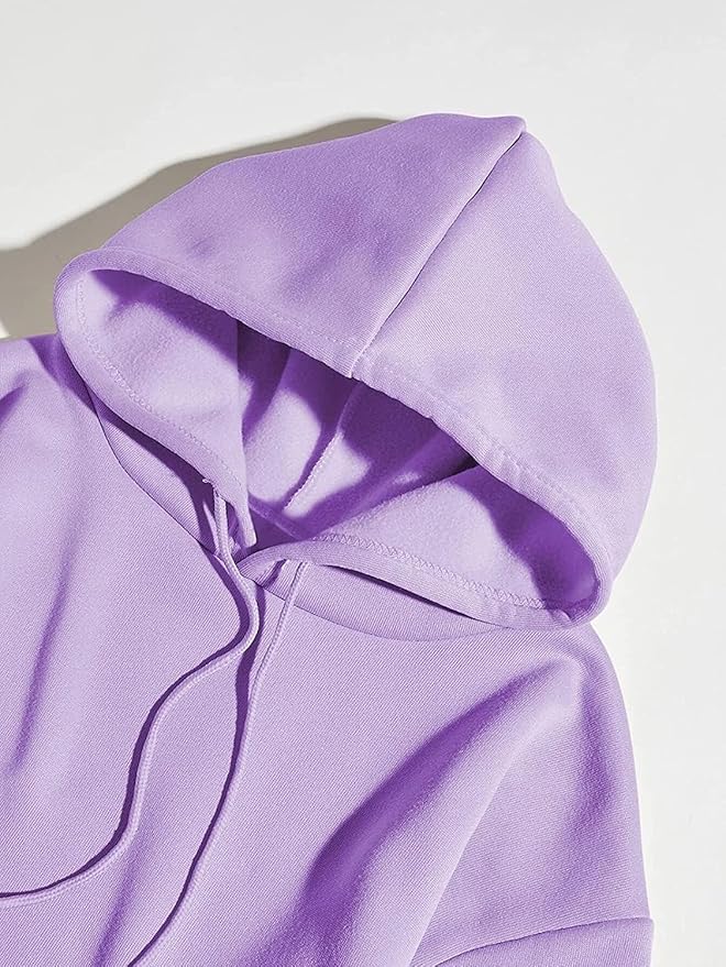Trendy Dame Hoodie Med Hætte Og Kængurulomme | Chic