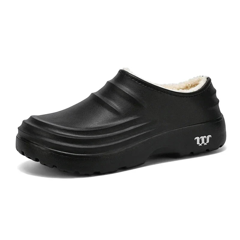 Unisex Hjemmesko Med Fleecefor & Skridsikker Sål
