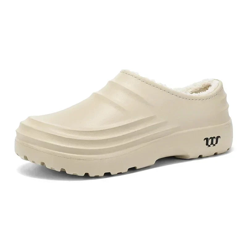 Unisex Hjemmesko Med Fleecefor & Skridsikker Sål