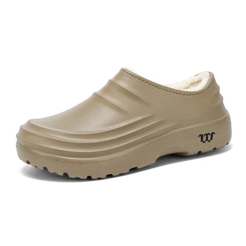 Unisex Hjemmesko Med Fleecefor & Skridsikker Sål
