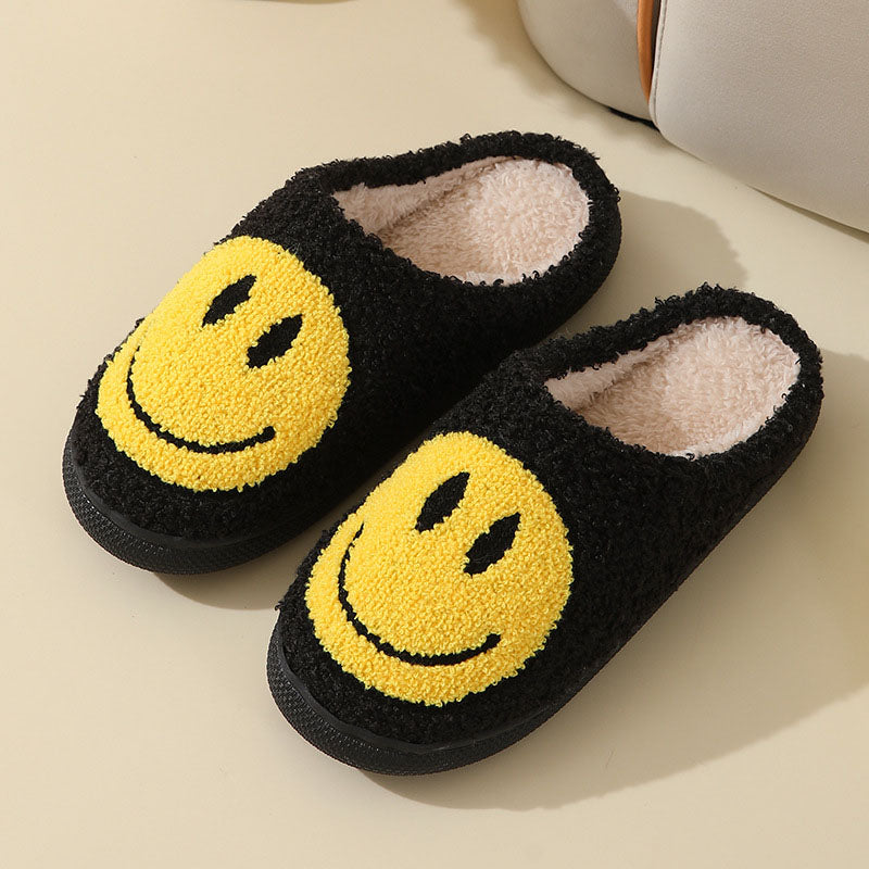 Unisex Hjemmesko Med Smiley Design & Foret