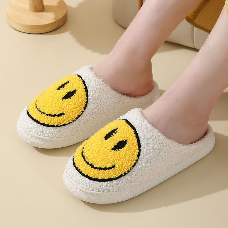 Unisex Hjemmesko Med Smiley Design & Foret