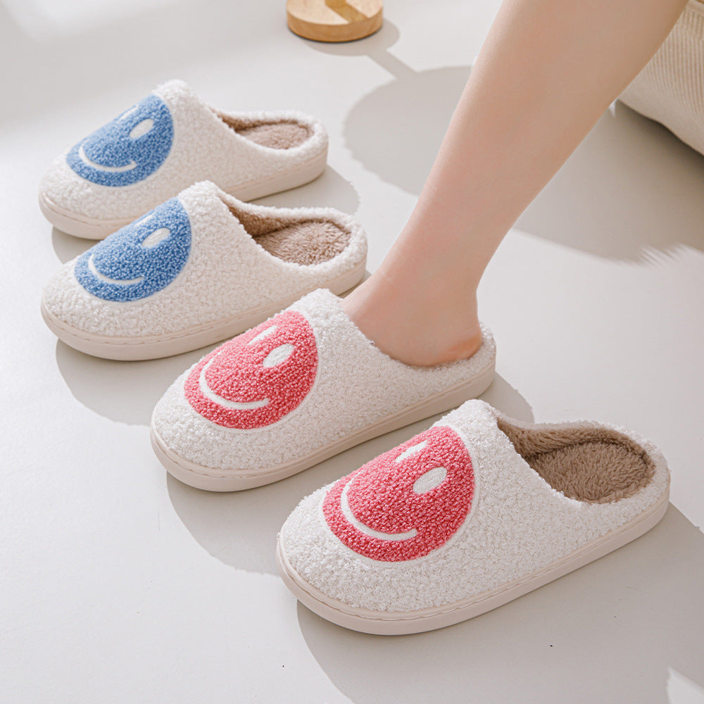 Unisex Hjemmesko Med Smiley Design & Foret