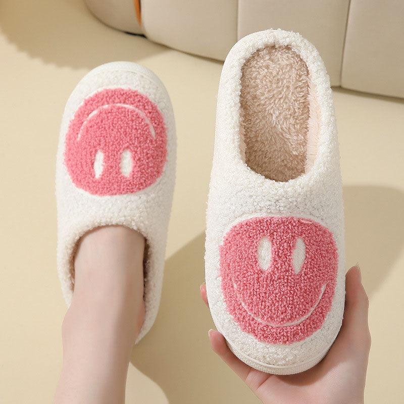 Unisex Hjemmesko Med Smiley Design & Foret