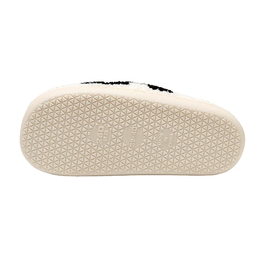 Unisex Hjemmesko Med Ternet Design & Foret