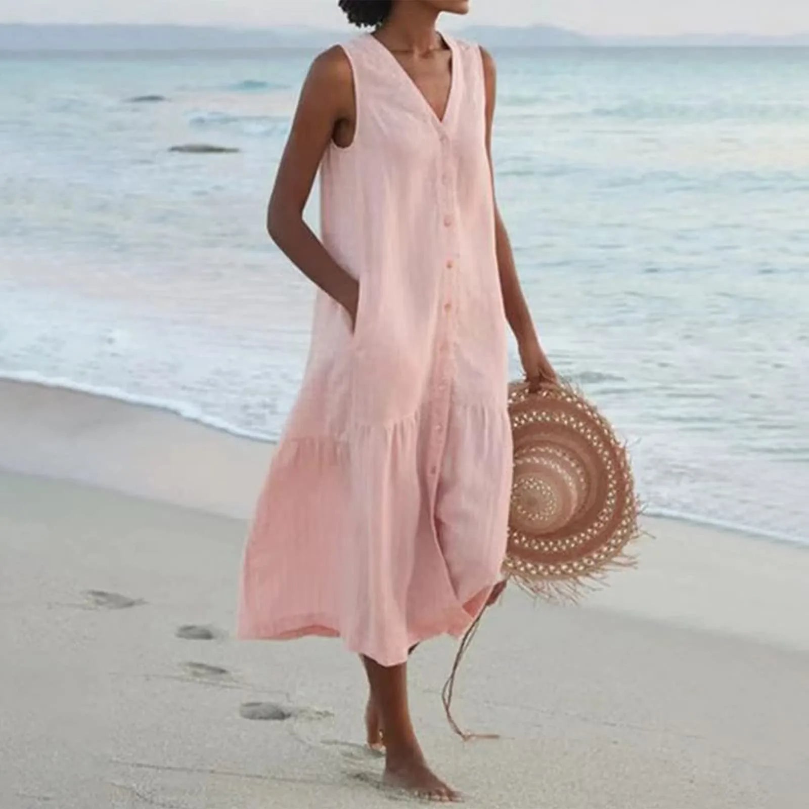 Yara | Elegant Sommer Midikjole til Damer
